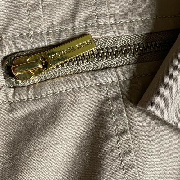 Michael Michael Kors Tan Button Front Jacket - Picture 6 of 12